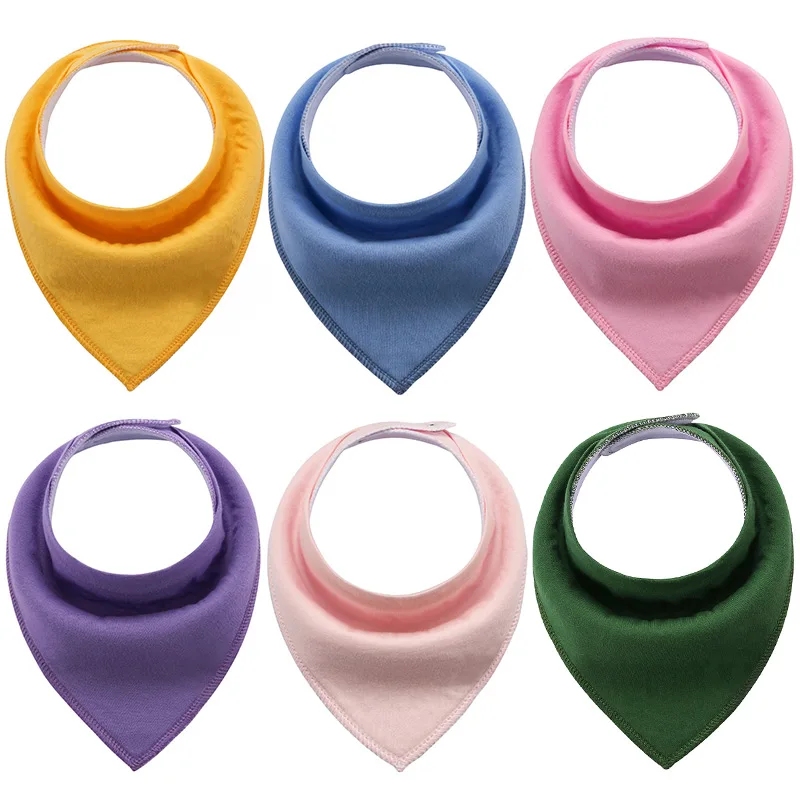 

Best Gift For Kids Cotton Baby Bibs Baby Wrap scarf Soft Bib Bandana Solid Color Newborn Feeding Burp Cloth Towel Bedding Set