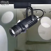 Theater Stage Zoom Spotlights, led spotlights,projection zoom in out adjustable focus track lights,Industrial Logo lighting lamp