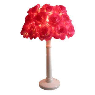 

Married rose table lamp bride festive decoration lamp child princess bed-lighting