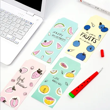 

4pcs/lot Fruit series envelope writing paper stationery kawaii birthday christmas cpostcard Gift cards to friends