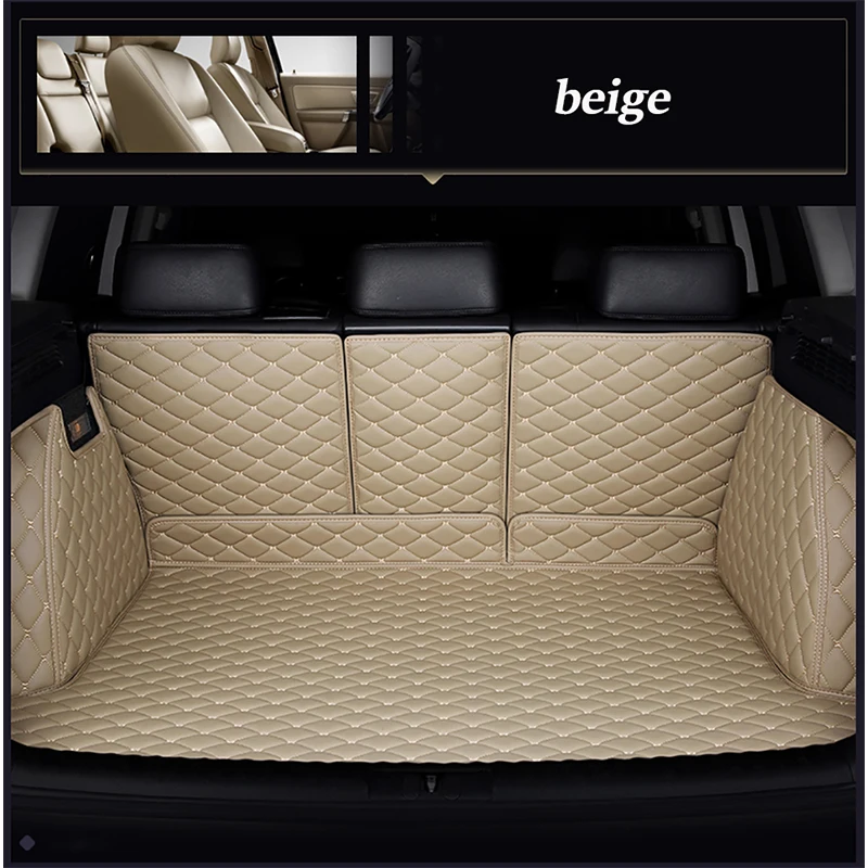 

Leather car trunk mat for Volkswagen Tiguan 2018 waterproof cargo liner boot carpets for Tiguan 2017,Free shipping