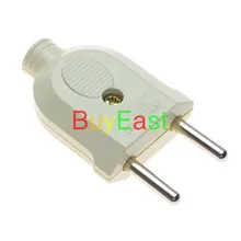 20 шт. Евросоюз Тип c 4 мм Pin CEE 7/16 DIY rewireable Мощность plug