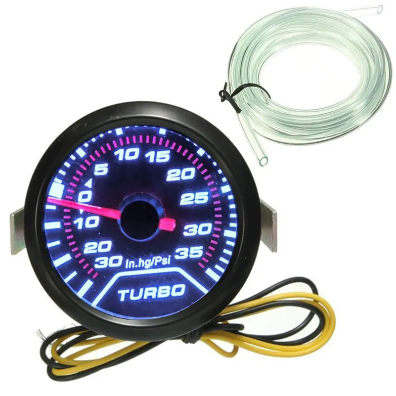 

Universal Car Boost Gauge Truck tachometer Digital PSI Turbo Pressure Meter Kit Digital display with blue LED Car Accessories