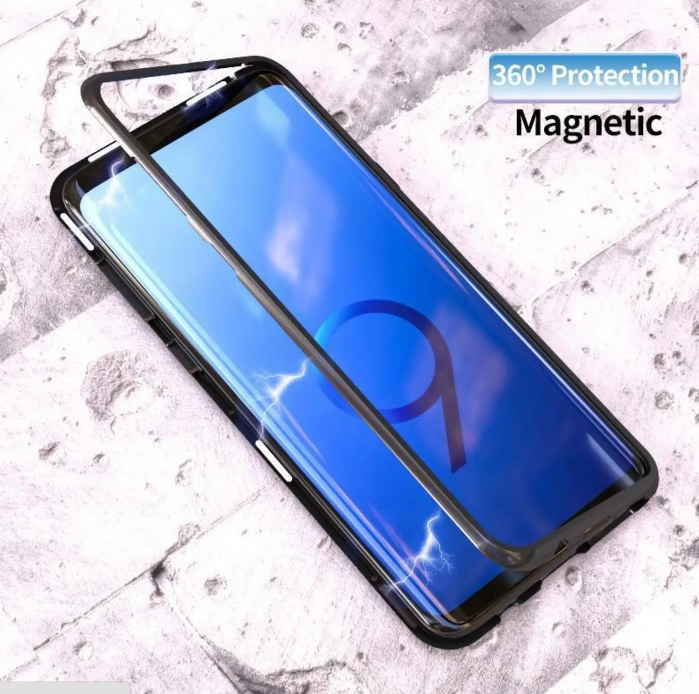 Magnetic Adsorption Case for Samsung S8 Plus S9 Note8/9 S7edge