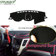 STPLRGECP двойной слой черный тире коврик для changan CS35 2012-2016 Dashmat черный ковер приборной панели автомобиля Автомобильный интерьер коврики