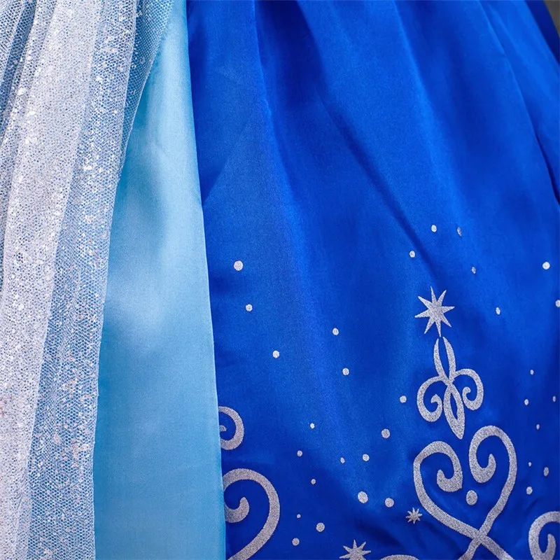 Платье принцессы с коротким рукавом для образа Софии Золушки Рапунцели Белоснежки до подросткового возраста платье для вечеринки в честь Хэллоуина карнавальный костюм