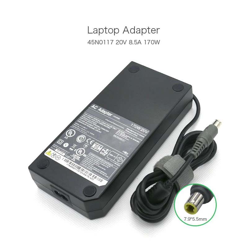 20v 8.5a 170w 7.9*5.5mm Laptop Power Adapter For Lenovo Thinkpad W520 W530  T520 45n0117 45n0113 45n0353 Ac Charger - Laptop Adapter - AliExpress