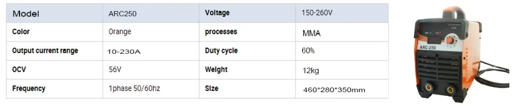 HITBOX дуговой сварочный аппарат ARC 250A MMA сварочный аппарат 220V DC аппарат с аксессуарами