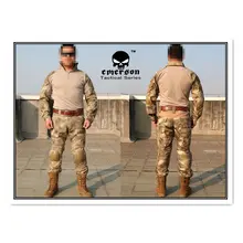 Боевая униформа Эмерсон тактический БДУ страйкбол равномерное gen2 в боевой рубашка и брюки с колодки-оду EM6912