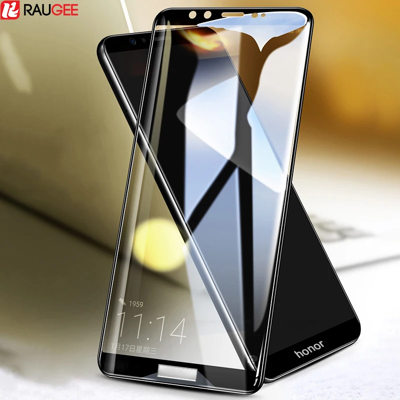 Raugee Стекло для Huawei Honor 9 облегченное закаленное стекло полное покрытие тела Экран