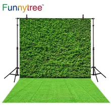 Funnytree фон для фотосъемки с искусственными травами, нутурными растениями, лугом, игровой площадкой, полем