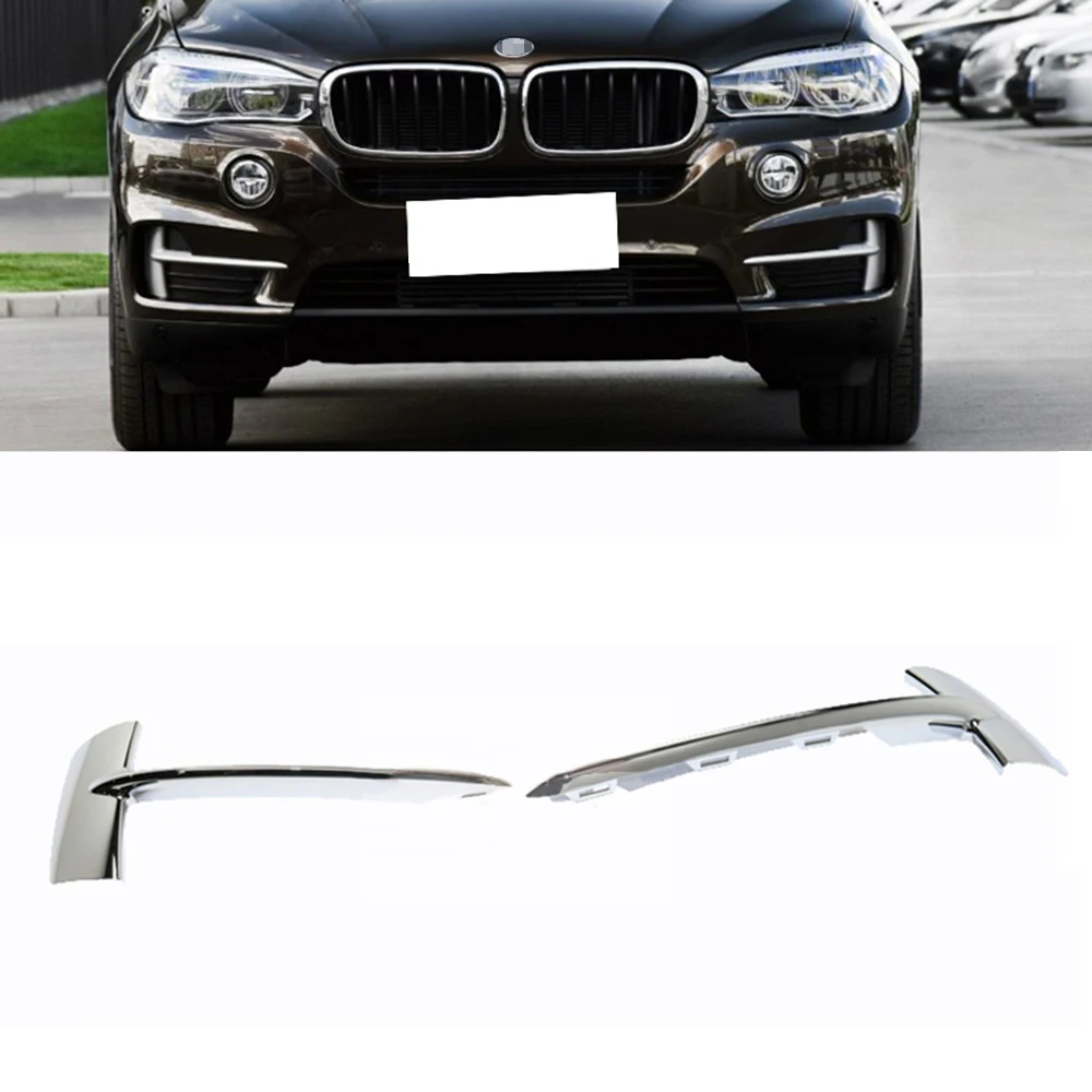 

For BMW X5 F15 Car Front Lower Bumper Fog Light Cover Auto Vent Grille Side Insert Center Grilles 51117325395 / 51117325396