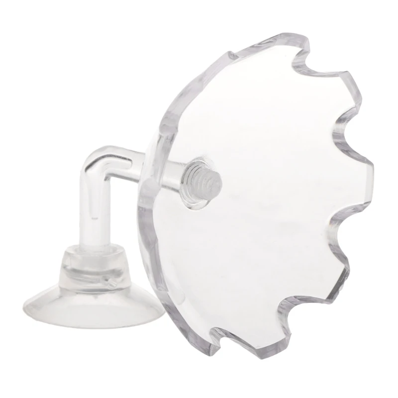 

Fish Tank Feeder Aquarium Shrimp Acrylic Feeding Bowl Floating Clear With Sucker Fish Food Aquarium