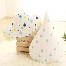 Decorative Pillows Cartoon Cushion Simple Clouds Drop Cute Kids Pillows Sleep Toys Stuffed Plush Dolls Gifts For Kids Baby Room