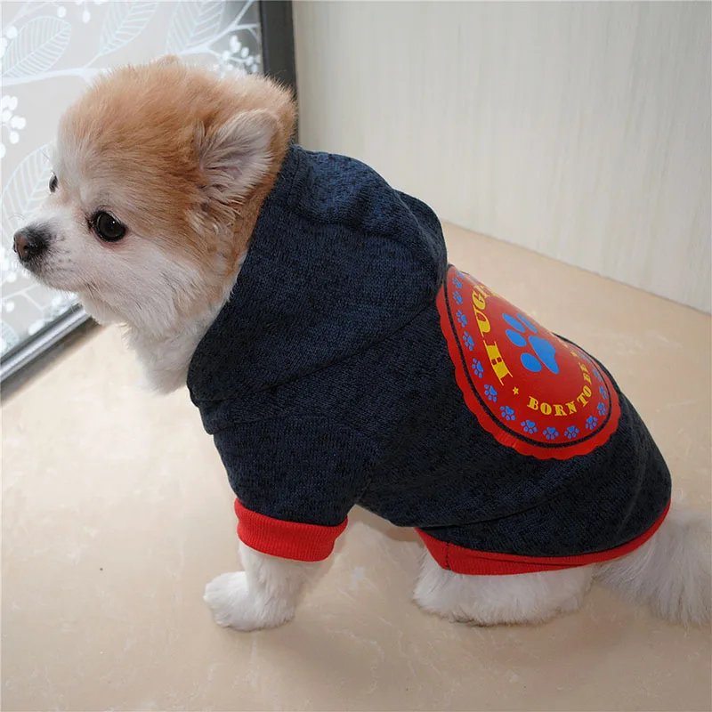 

4colors Puppy Dog Clothes for Winter Pet Cat Small Dog Sweater Knitwear Knitting Shirt 2018 Winter Fashion Dog Hoody XS S M L XL