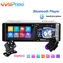 AMPrime 1 Дин радио 4 «HD MP5 Мультимедиа USB AUX FM радио Авторадио Bluetooth пульт дистанционного управления плеер с заднего вида Камера