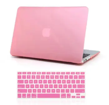 

New Laptop Hard Case Cover Shell+Keyboard Skin Cover for Apple Macbook Pro Retina 12 13 15 Air 11 13 Touch Bar&ID 13 15 16 inch