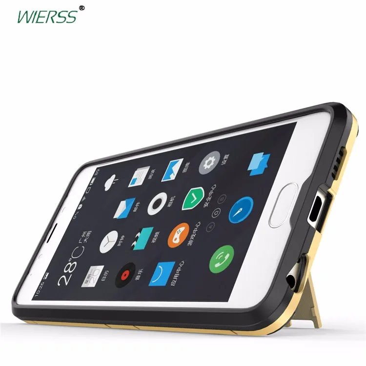 meizu phone case with stones black 3D Shockproof Stand Case for Meizu m6 note Combo Armor CASE Case Cover meizu phone case with stones craft