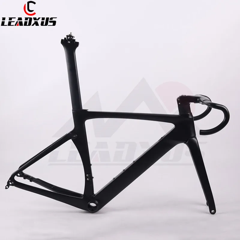

LEADXUS 2019 Newest Disc Carbon Frame Aero Carbon Fiber Racing Bicycle Frame Carbon Road Bike Frame 45/47/49/52/54/56/58cm