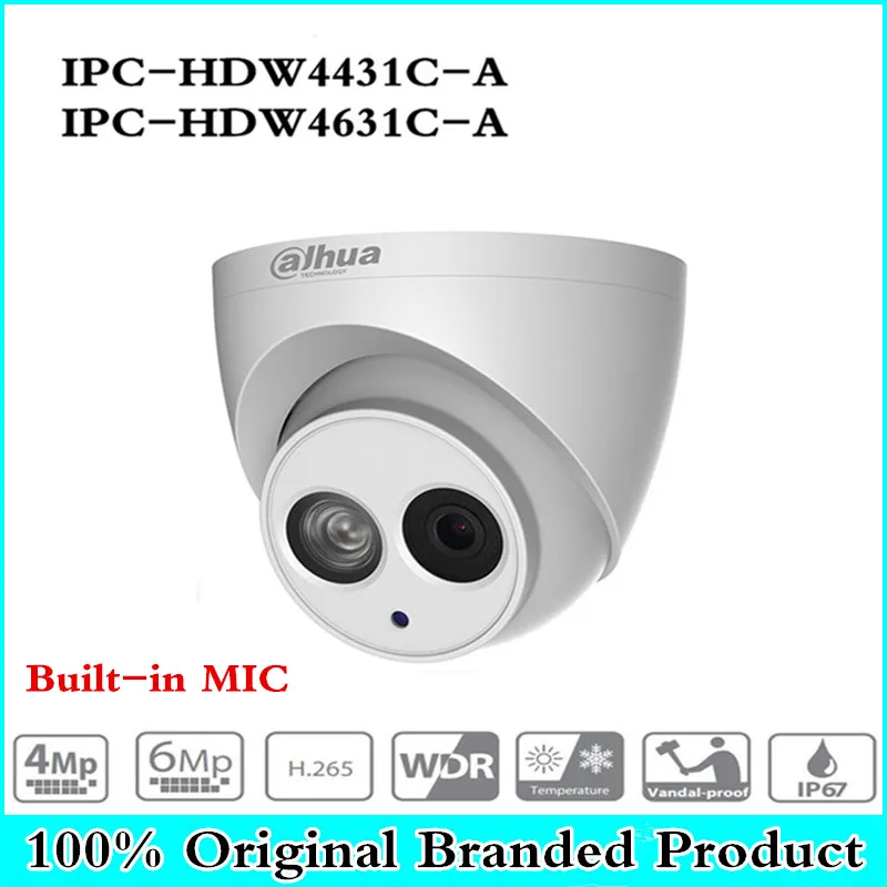 Origina POE IP Camera IPC HDW4433C A IPC HDW4631C A POE 4MP 6MP Network IP Camera