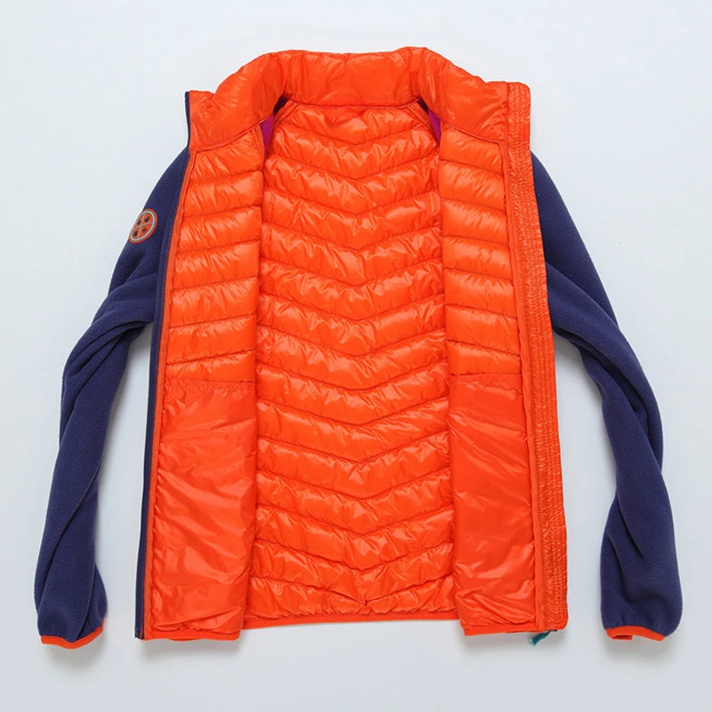 TRVLWEGO Sportswear Hiking 87% White Duck Down Jacket Female Windbreaker Warm Sports Coat Camping Hiking Outing Jackets Women