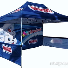 Открытый выставочный складной алюминиевый шатер беседки, Алюминиевый Шатер События с полноцветной печатью вашего логотипа и графического