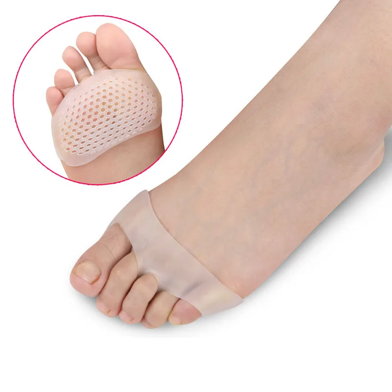 

1Pair Silicone Soft Pads High Heel Shoes Slip Resistant Protect Pain Relief Foot Care Forefoot Half Yard Invisible ladies shoes