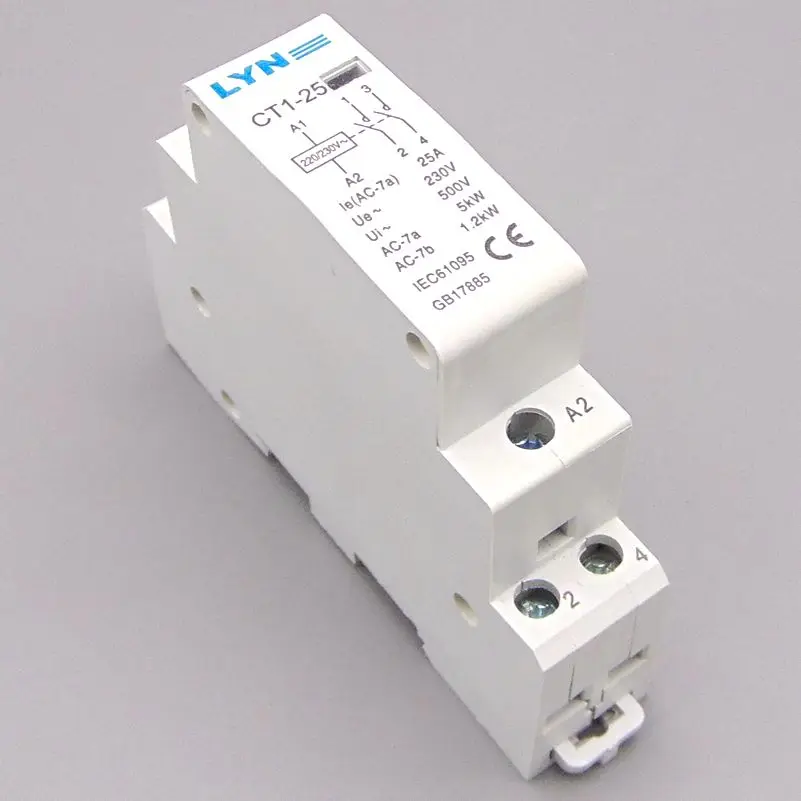 CT1-25 2 P 25A AC контактор для дома/бытовой КОНТАКТНЫЙ модуль 2NO LYN - изображение