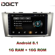 IDOICT Android 8.1 Auto Lettore DVD GPS di Navigazione Multimediale Per Toyota Camry Radio 2006-2011 wifi BT built-in DSP