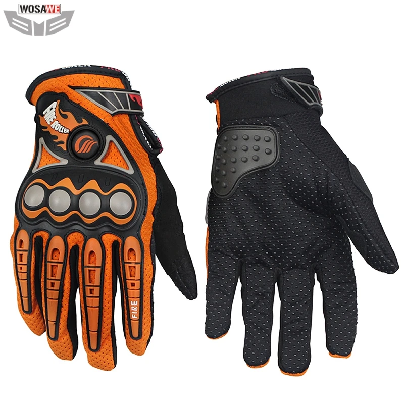 

Full Finger Protective Motorcycle Gloves Summer Motorbike Motocross Moto Racing Protection Gear Hands Guards Bicycle mtb Gloves