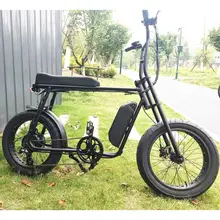 ATV 20 дюймов электровелосипед с толстыми покрышками 48 в 750 Вт двигатель bafang супер мощный Электрический Ebike Ретро дизайн 7 скоростей снег/пляжный Электрический велосипед