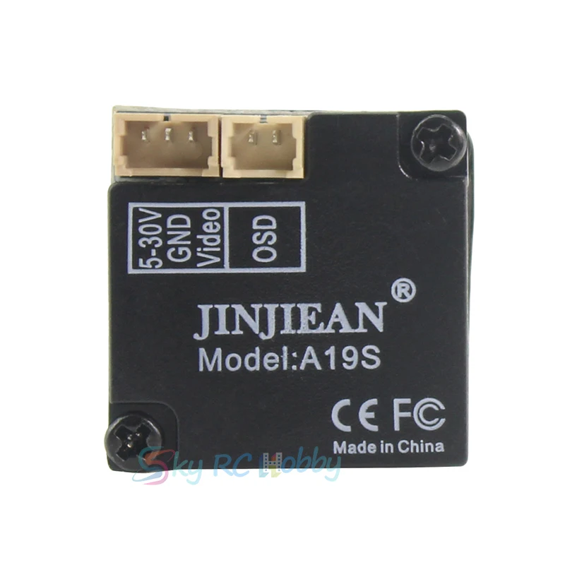 Датчик уровня звездного освещения JINJIEAN MINI A19S 800TVL 1/1.8 '' OSD FPV камера NTSC/PAL