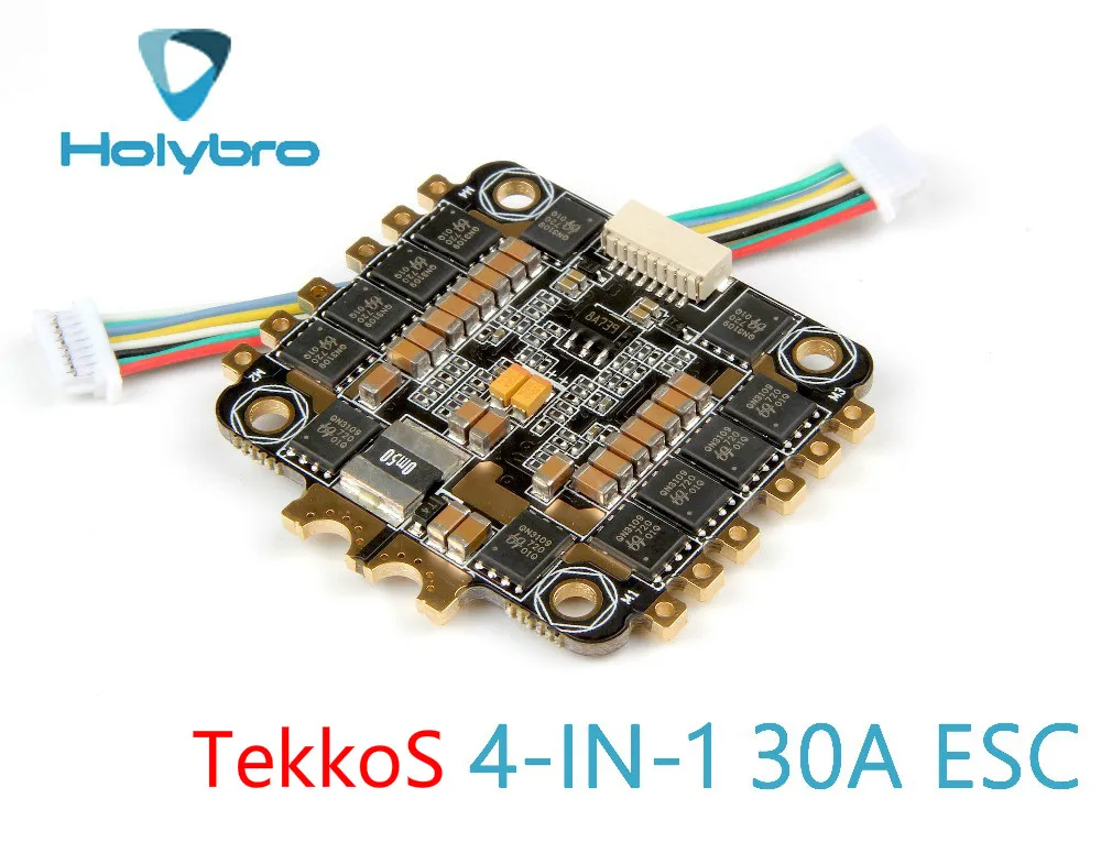 Holybro TekkoS 4 в 1 30A BLHeli_S ESC 3 6S Встроенный датчик тока 30 5x30 5 мм для FPV RC Drone|Детали и