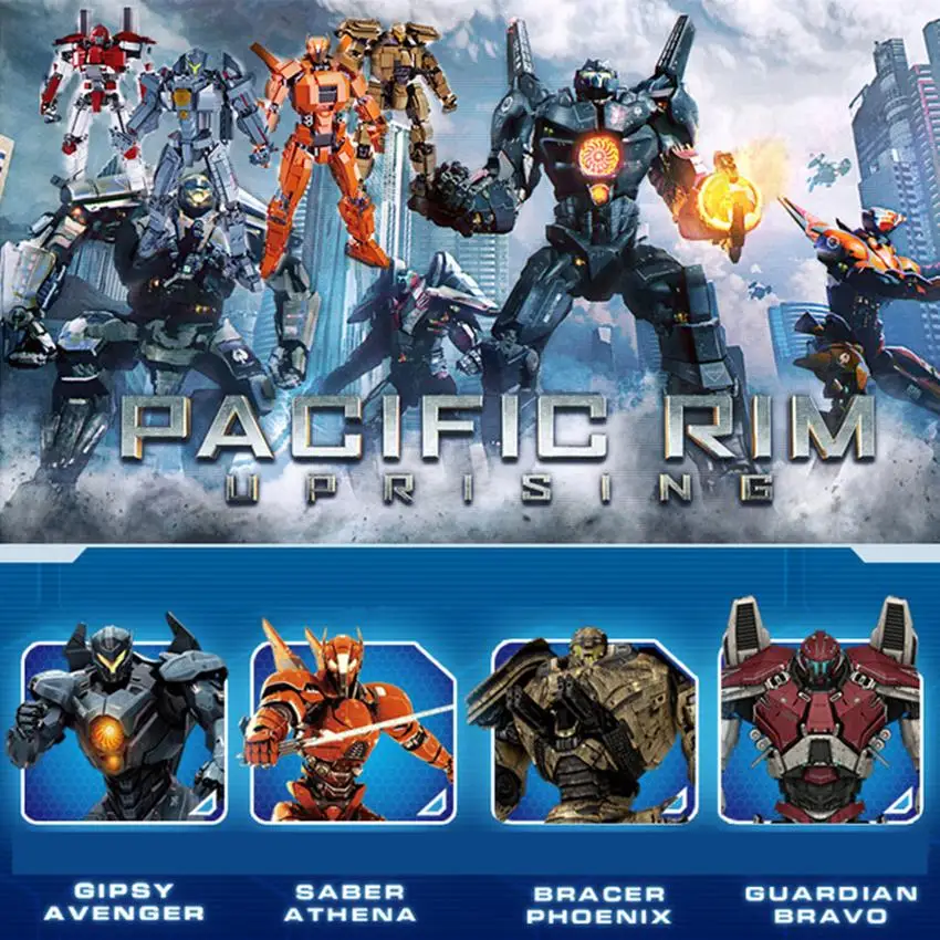 

Pacific Rim Robot fit legoings Pacific Rim Building Blocks bricks avengers Gipsy Saber Athena Bracer Phoenix Guardian Gift Toys