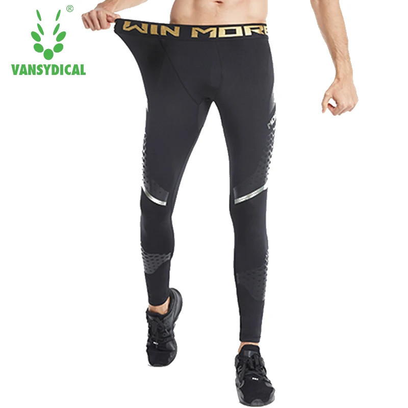Vansydical Men Tights Mens Leggings Fitness Compression