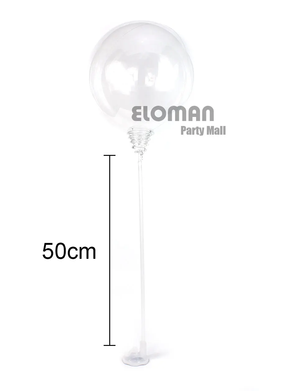 ELOMAN 10 шт., вечерние светодиодный шар с палкой, украшения для свадебной вечеринки, 3 м, светодиодный Светодиодный Шар Bobo