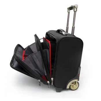 

LeTrend High grade Rolling Luggage Caster Men Business Oxford Suitcase Wheels 18 inch Carry on Trolley Travel Bags laptop bag