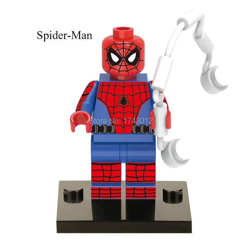 

30Pcs Super Heroes Captain America 3 Civil War Spiderman Black Panther Iron Man Building Blocks Bricks Children Gift Toys XH 265