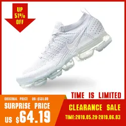 Оригинальный Nike Оригинальные кроссовки Air VaporMax мужские кроссовки легкие спортивные Спорт на открытом воздухе удобные дышащие туфли 849558-010