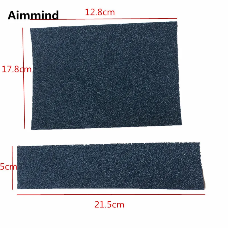 

3pcs Grips Material Sheet Black Textured Rubber Grip Tape 5x7inch 1.96x8.46inch for Guns, Cell Phones, Cameras, Knives, Tools