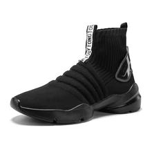 DUDELI/Новинка года; кроссовки на платформе с высоким берцем; Мужские Блестящие ботильоны; обувь с носком; Мужская обувь унисекс; кроссовки для папы; Zapatos De MuJjer