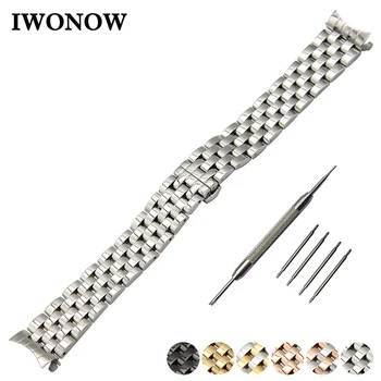 

Stainless Steel Watch Band 22mm for Samsung Gear S3 Classic / Frontier Curved End Strap Butterfly Buckle Wrist Belt Bracelet