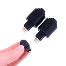 2 шт. 3,5 мм мини оптический аудио адаптер Женский Разъем для цифровой Toslink штекер для усилителя