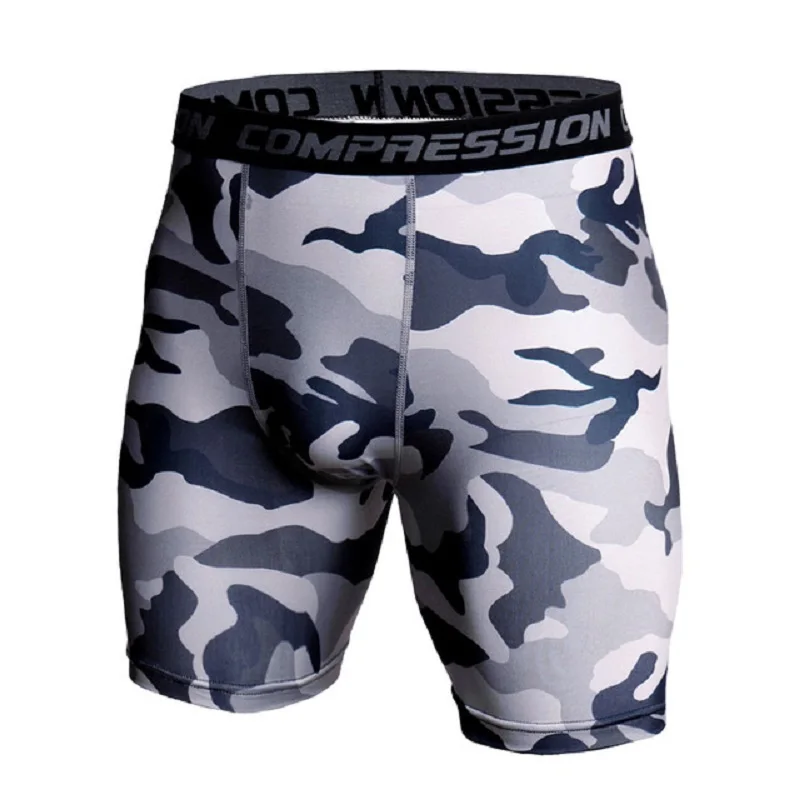 

New men's compression shorts tight-fitting training shorts spot quick-drying breathable marathon jogging sports stretch shorts