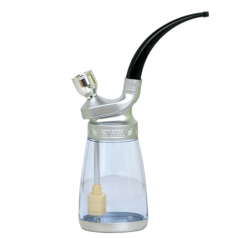 High quality acrylic glass water pipes smoking Food grade plastic mouthpiece smoking water pipe