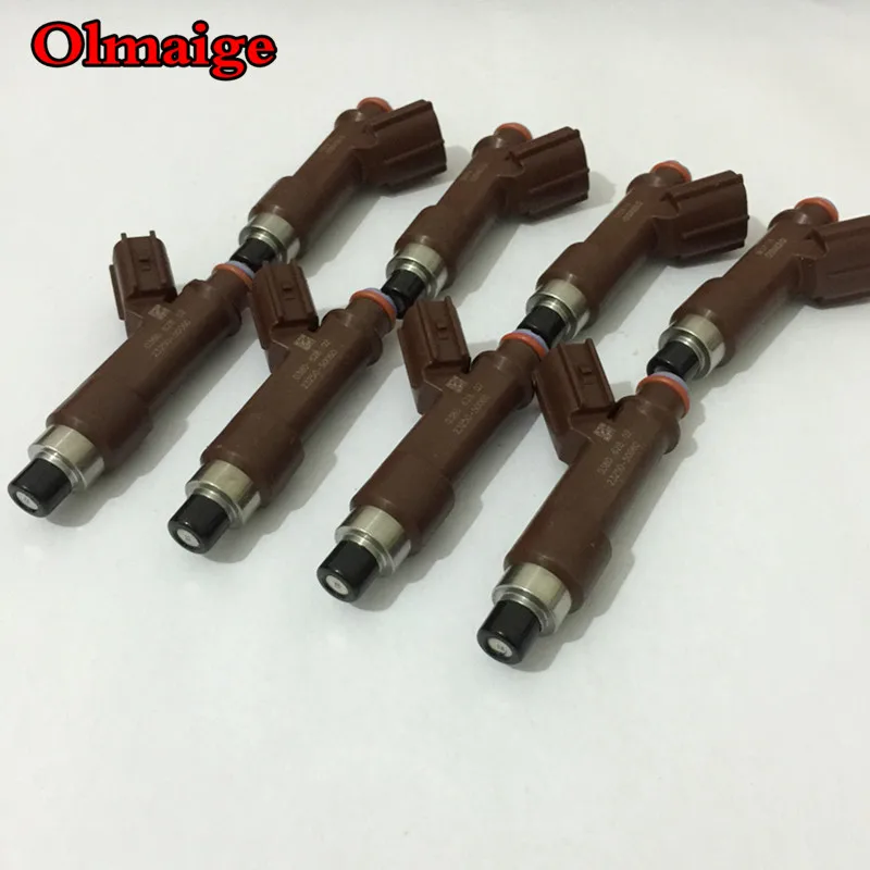 8x Flow test 100 original 23250 50060 GENUINE INJECTION FOR TOYOTA
