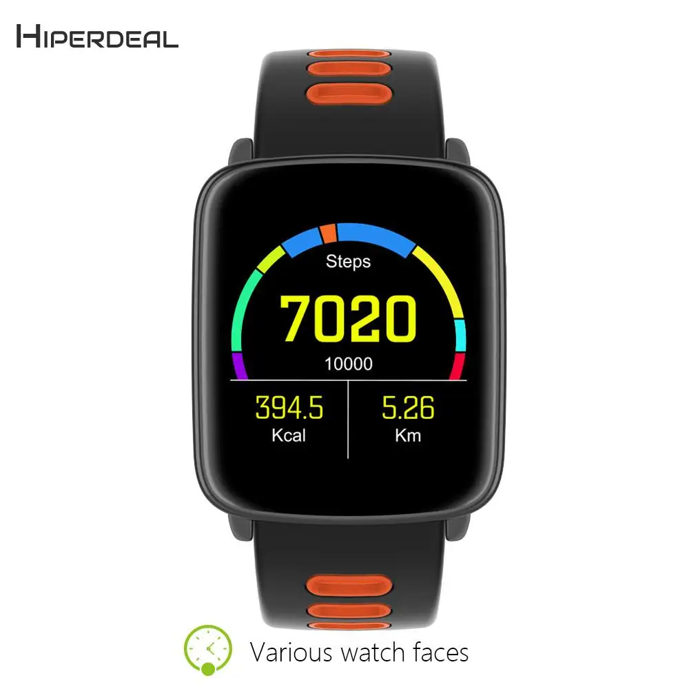 

HIPERDEAL GV68 Bluetooth Wrist Call Smart Heart Rate Smartband Pedometer Mate Multifunction Smart Watch JANN23 D38