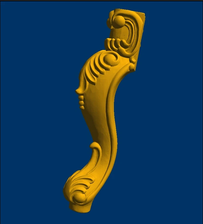 3D models STL for CNC STL format relief Europe tea/coffee/end table legs--55