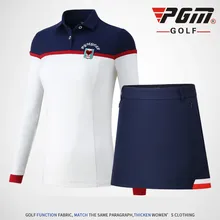 PGM гольф одежда женская короткая разделенная Летняя женская плиссированная теннисная мини-юбка футболка подкладка XS S M L XL