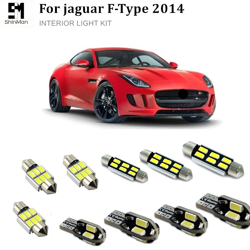 

18pcs Error Free LED Interior Light Kit Package for Jaguar F-Type LED Interior Package (2014-Present) led